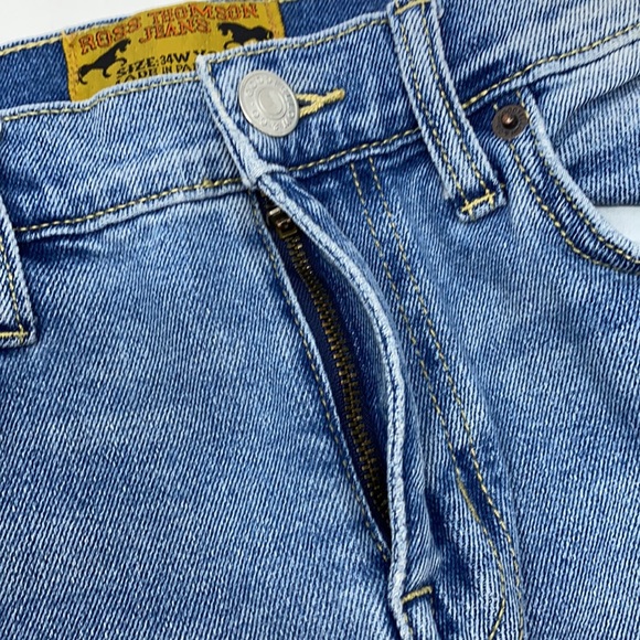 Ross Thomson Men's Straight Leg Jeans - Picture 6 of 15